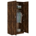 Armario madera contrachapada color roble ahumado 80x52x180 cm