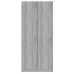 Armario madera contrachapada gris Sonoma 80x52x180 cm