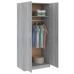 Armario madera contrachapada gris Sonoma 80x52x180 cm