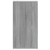 Aparador de madera contrachapada gris Sonoma 120x36x69 cm