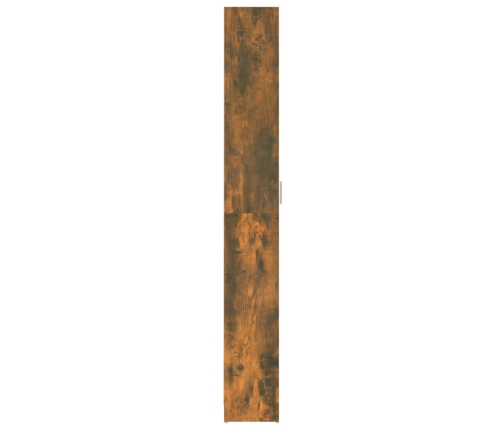 Armario pasillo madera contrachapada roble ahumado 55x25x189 cm