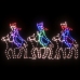 Figura de Navidad de los Reyes Magos con 504 LED 70x50 cm