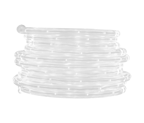 Tira de luces con 120 LED blanco cálido PVC 5 m