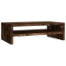 Soporte monitor madera contrachapada roble ahumado 42x24x13 cm