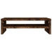 Soporte monitor madera contrachapada roble ahumado 42x24x13 cm