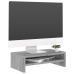 Soporte de monitor madera contrachapada gris Sonoma 42x24x13 cm