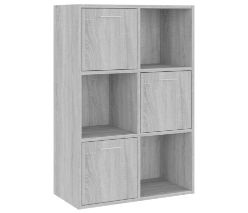 Mueble de almacenaje gris Sonoma 60x29,5x90 cm