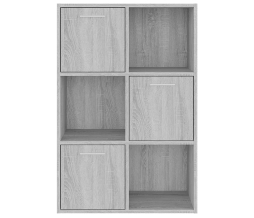 Mueble de almacenaje gris Sonoma 60x29,5x90 cm