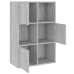 Mueble de almacenaje gris Sonoma 60x29,5x90 cm