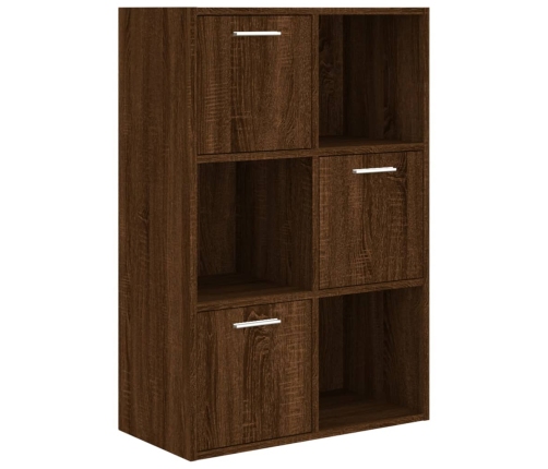 Mueble de almacenaje marrón roble 60x29,5x90 cm