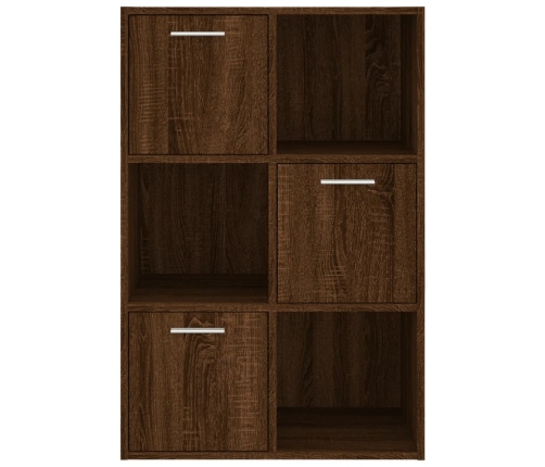 Mueble de almacenaje marrón roble 60x29,5x90 cm