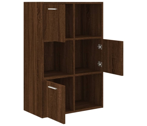 Mueble de almacenaje marrón roble 60x29,5x90 cm