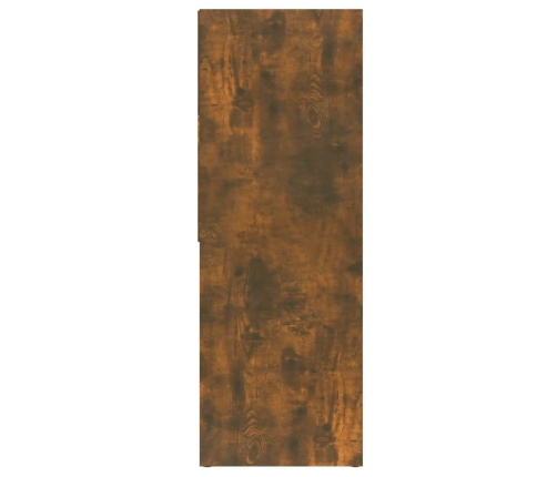 vidaXL Estantería madera contrachapada color roble ahumado 67x24x161cm