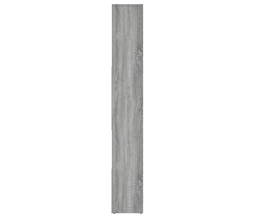 Estantería de madera contrachapada gris Sonoma 67x24x161 cm