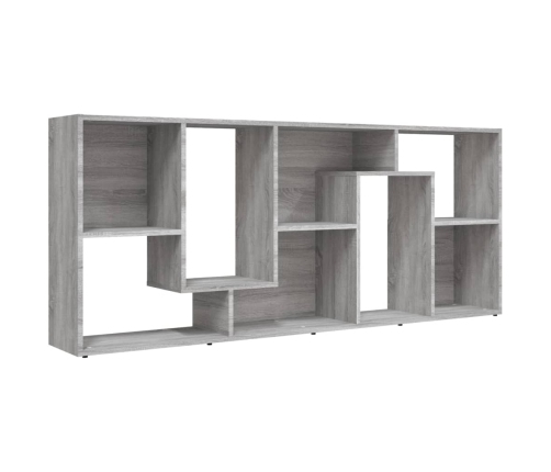 Estantería de madera contrachapada gris Sonoma 67x24x161 cm