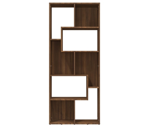 vidaXL Estantería madera contrachapada color roble marrón 67x24x161 cm