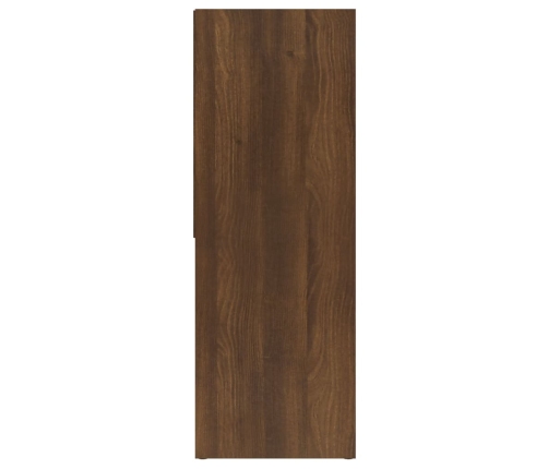 vidaXL Estantería madera contrachapada color roble marrón 67x24x161 cm