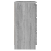 Aparador de madera contrachapada gris Sonoma 60x35x76 cm