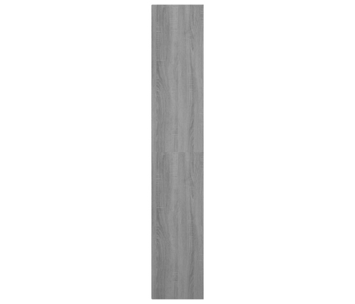 vidaXL Estantería de madera de ingeniería gris Sonoma 36x30x171 cm