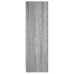 Armario de baño madera contrachapada gris Sonoma 30x30x95 cm