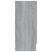 Vitrina madera contrachapada gris Sonoma 120x30,5x70 cm