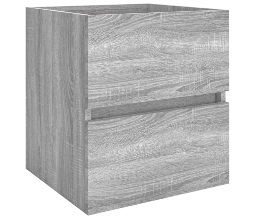 Mueble de lavabo madera de ingeniería gris Sonoma 41x38,5x45 cm