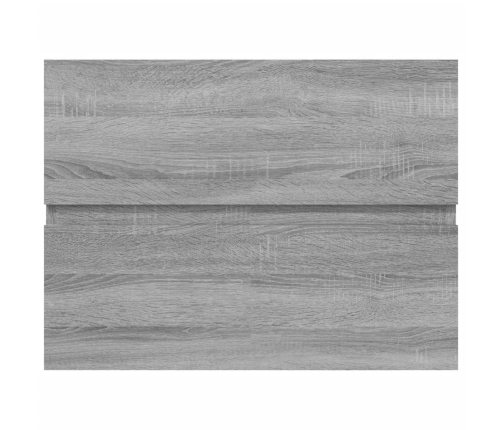 Mueble de lavabo madera de ingeniería gris Sonoma 60x38,5x45 cm
