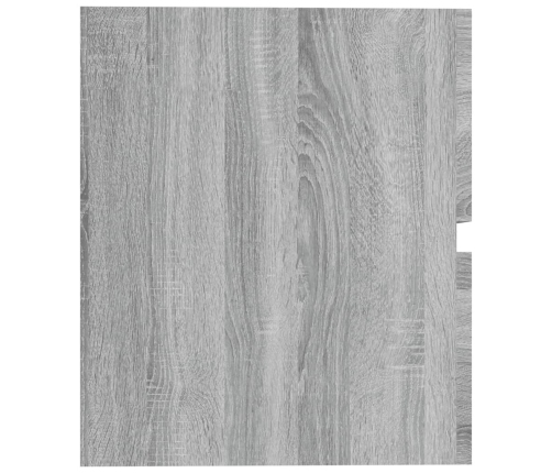 Mueble de lavabo madera de ingeniería gris Sonoma 60x38,5x45 cm