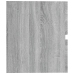 Mueble de lavabo madera de ingeniería gris Sonoma 60x38,5x45 cm