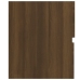 Mueble de lavabo madera de ingeniería roble marrón 80x38,5x45cm