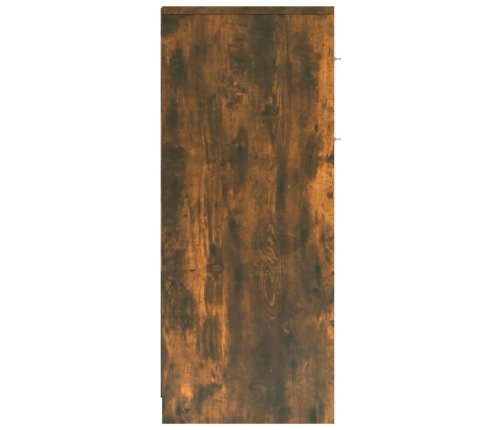 Armario baño madera contrachapada roble ahumado 60x33x80 cm