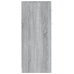 Armario de baño madera contrachapada gris Sonoma 60x33x80 cm