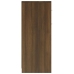 Armario baño madera contrachapada roble marrón 60x33x80 cm