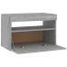 Mueble de TV con luces LED gris Sonoma 60x35x40 cm