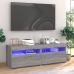 Muebles de TV 2 uds con luces LED gris Sonoma 60x35x40 cm