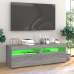 Muebles de TV 2 uds con luces LED gris Sonoma 60x35x40 cm