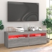 Muebles de TV 2 uds con luces LED gris Sonoma 60x35x40 cm