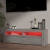 vidaXL Mueble de TV con luces LED gris Sonoma 120x35x40 cm