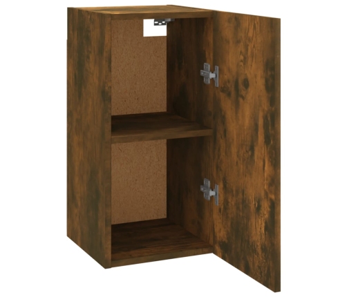 Mueble para TV madera contrachapada roble ahumado 30,5x30x60 cm