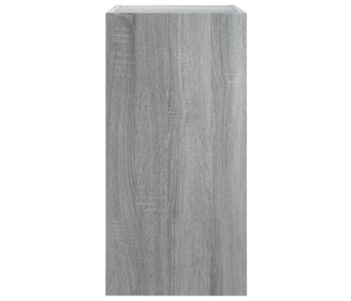 Mueble de TV 2 uds madera ingeniería gris Sonoma 30,5x30x60 cm