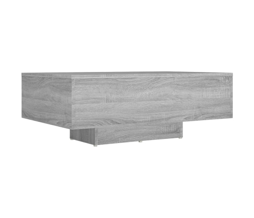 Mesa de centro madera de ingeniería gris Sonoma 85x55x31 cm