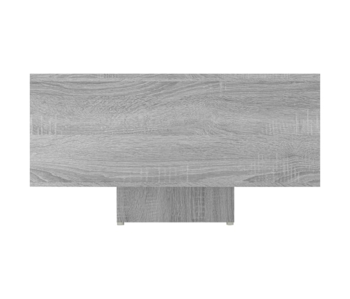 Mesa de centro madera de ingeniería gris Sonoma 85x55x31 cm