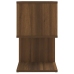 vidaXL Mesita de noche madera contrachapada marrón roble 50x30x51,5cm