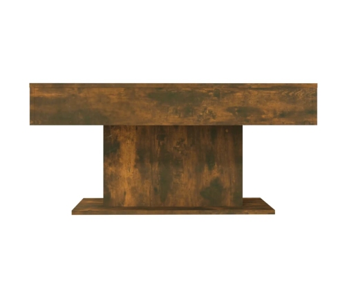 Mesa de centro madera contrachapada roble ahumado 96x50x45 cm