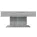 Mesa de centro madera de ingeniería gris Sonoma 96x50x45 cm