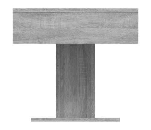 Mesa de centro madera de ingeniería gris Sonoma 96x50x45 cm