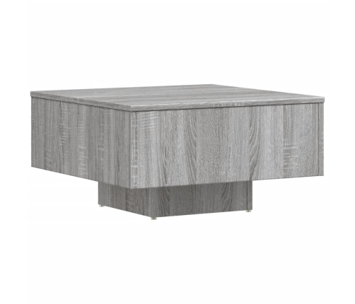 Mesa de centro madera de ingeniería gris Sonoma 60x60x31,5 cm