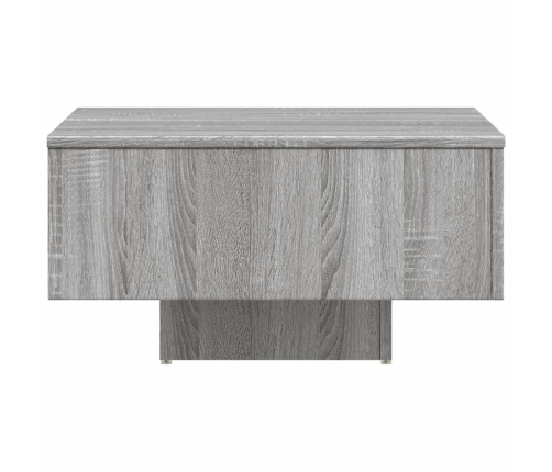 Mesa de centro madera de ingeniería gris Sonoma 60x60x31,5 cm