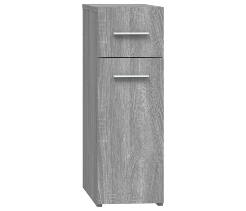 Armario botiquín madera contrachapada gris Sonoma 20x45,5x60cm