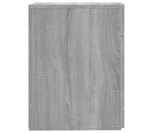 Armario botiquín madera contrachapada gris Sonoma 20x45,5x60cm